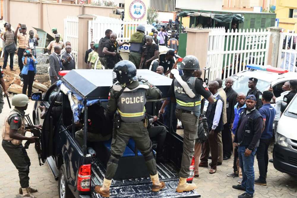 nigeria police escort