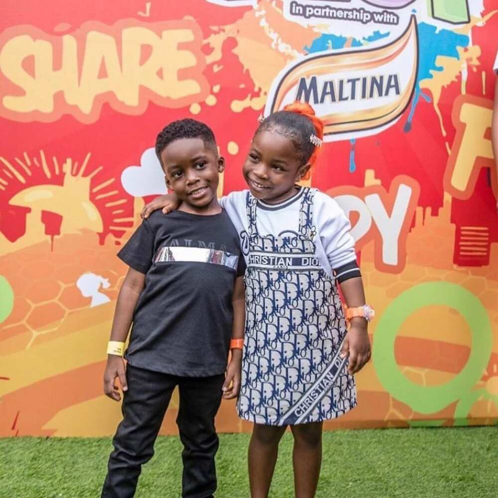 X times Davido’s daughter Imade and Tiwa Savage’s son Jamil served bestie goals (photos/videos)