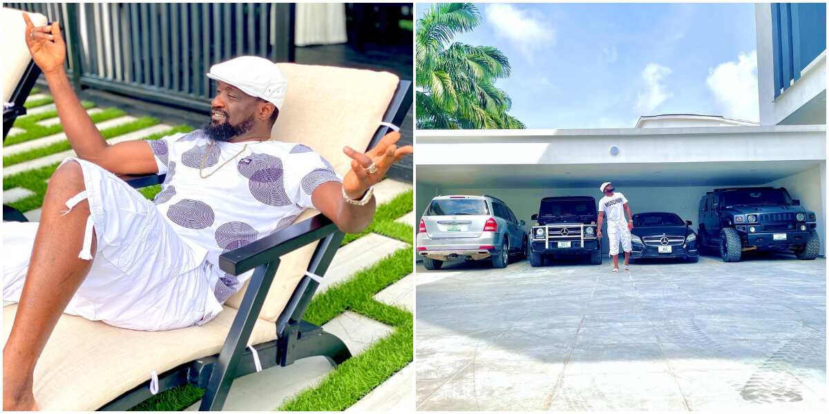 Music executive Jude Okoye puts his luxury cars on display, fans are not impressed