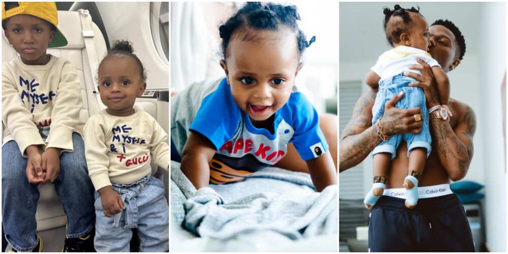 Wizkid and sons, Wizkid and Jada P's sons, Wizkid and fourth son with Jada P