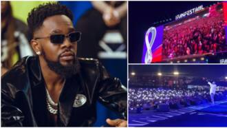 "This is mindblowing": Proud moment Patoranking performed at World Cup event, millions watch Nigerian singer