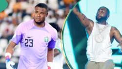 AFCON 2023: Nwabali Stanley drops emotional post after Nigeria's win, Davido, Teni, celebs react