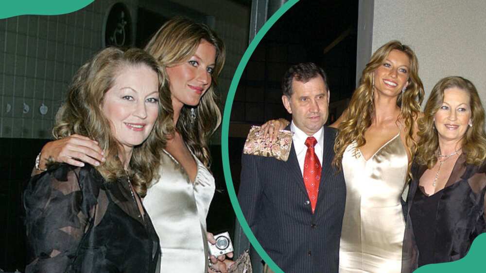 Vania Nonnenmacher and her daughter, Gisele Bündchen, and husband, Valdir Reinoldo