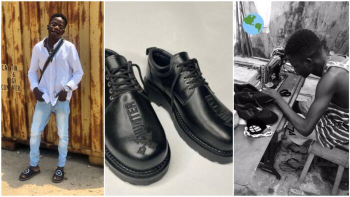 I started learning shoemaking in 2016 - Young man who's maximising ASUU strike to boost his business speaks
