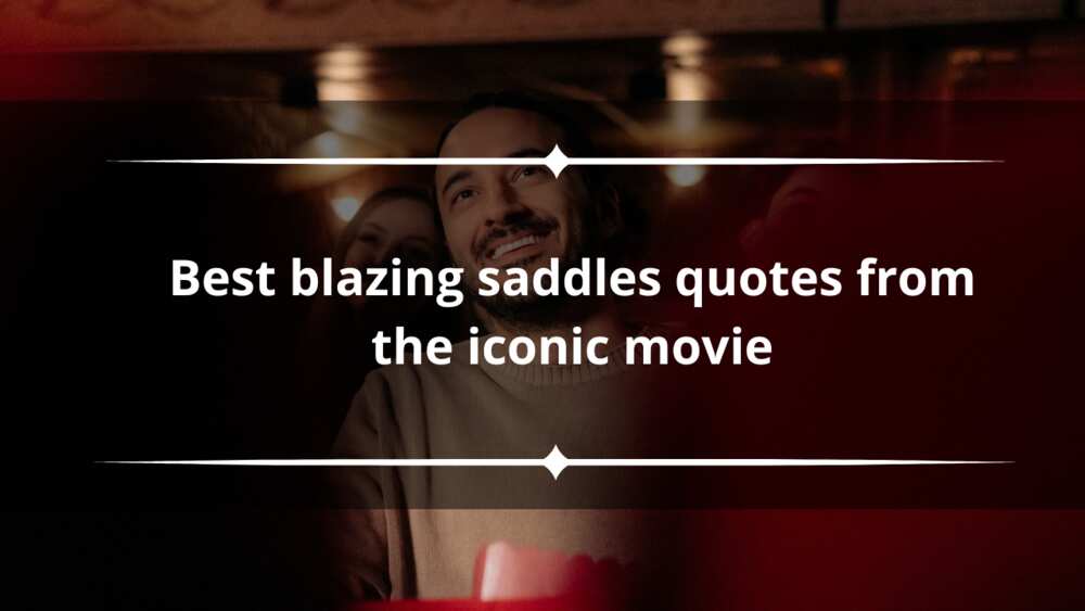 Blazing Saddles quotes