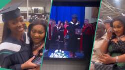 “E reach to cry”: Actress Mercy Aigbe in deep tears as daughter graduates from Canadian university