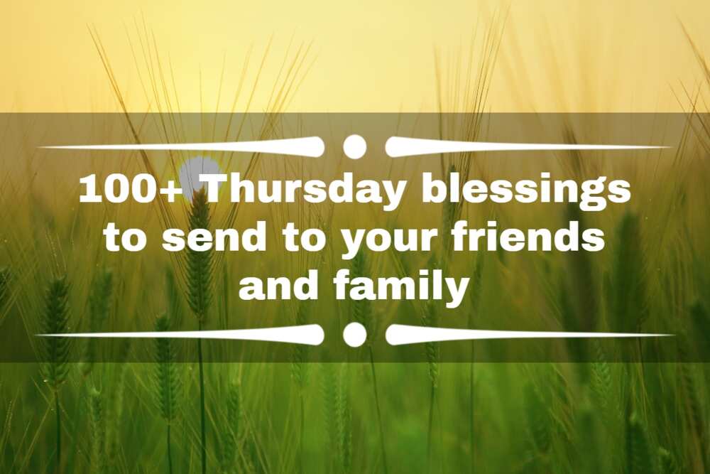 Thursday blessings