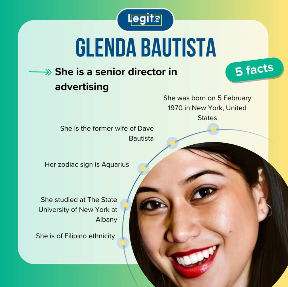 Glenda Bautista's biography: age, ethnicity, career, Dave Bautist