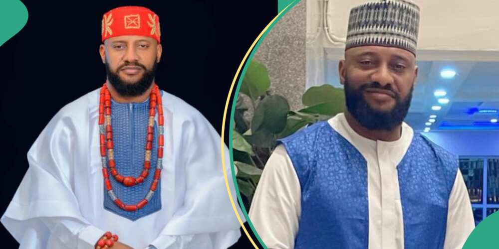 Yul Edochie dressed in traditional attires