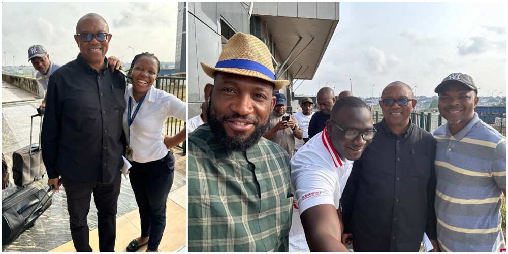 Peter Obi and supporters Peter Obi and supporters