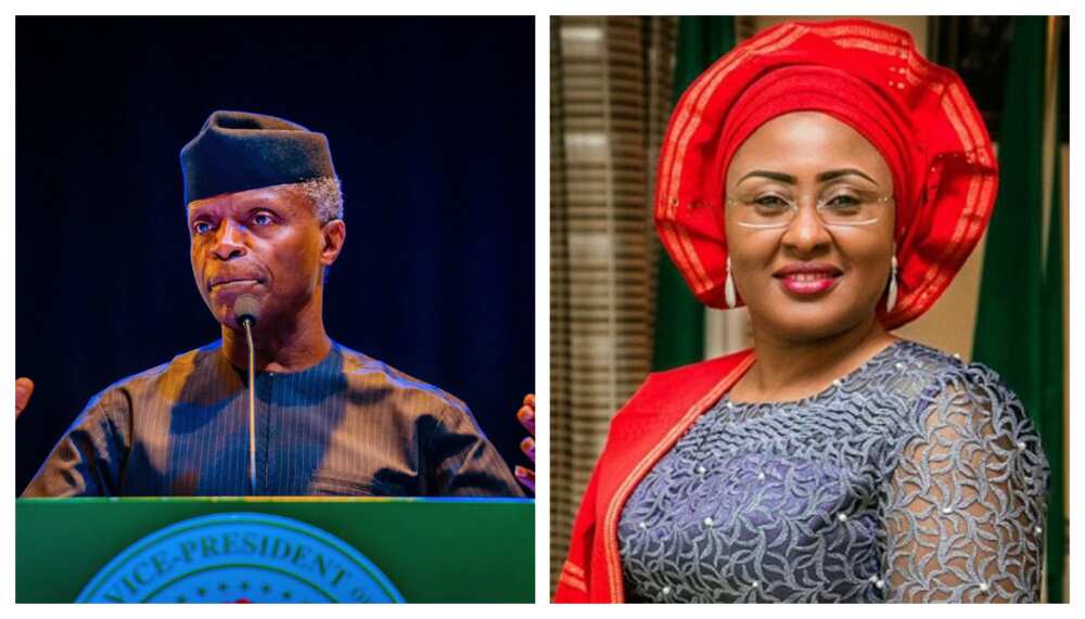 Aisha Buhari, Yemi Osinbajo Aisha Buhari, Yemi Osinbajo