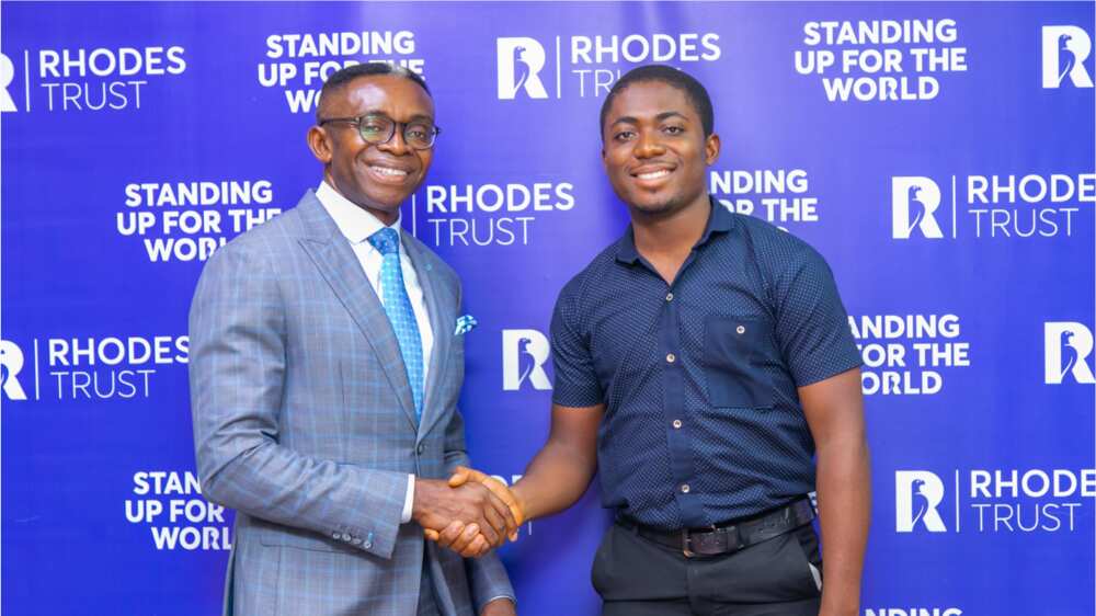 Godwin Nwangele is passionate about solving problems with technology. Photo source: Rhodes Trust