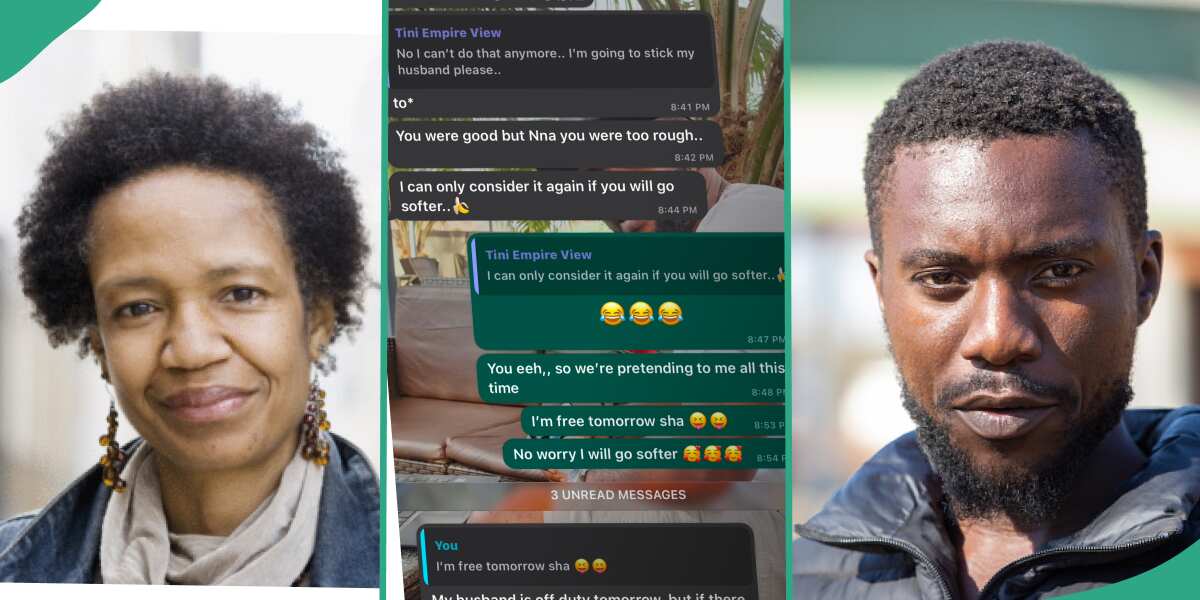 Shock as young man leaks chat of cheating married woman, Nigerians react