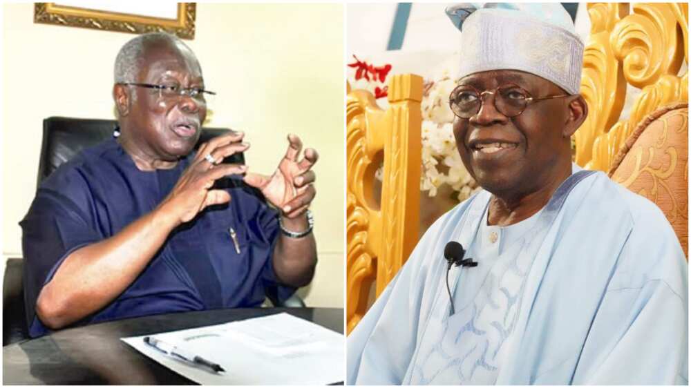 5 Times PDP Chieftain Bode George Has Vowed to Leave Nigeria If Ex-Lagos Governor Tinubu Becomes President
