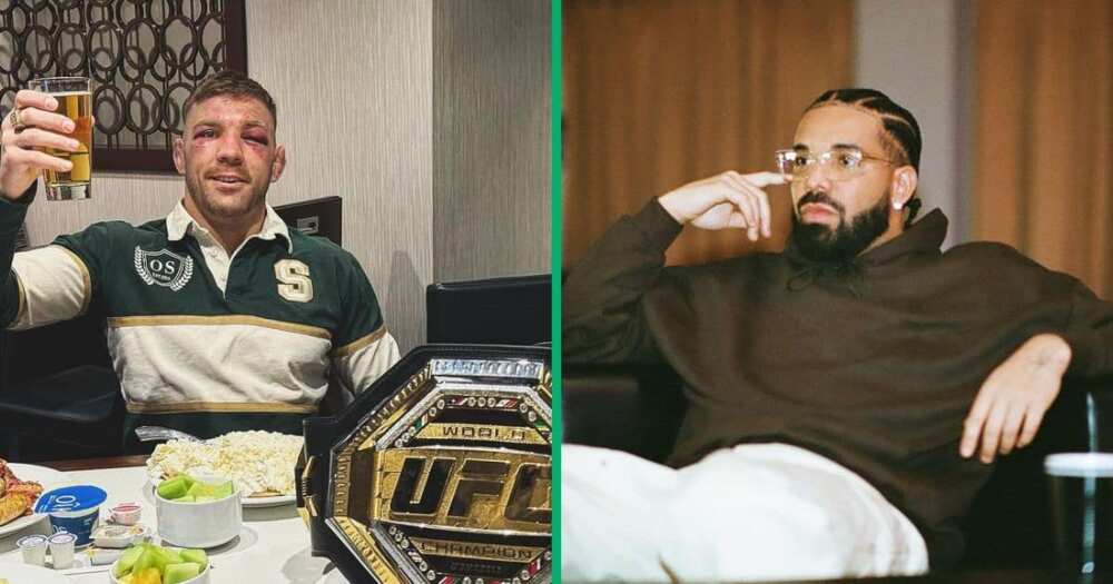 Drake lost his bet against Dricus Du Plessis in the UFC Championships