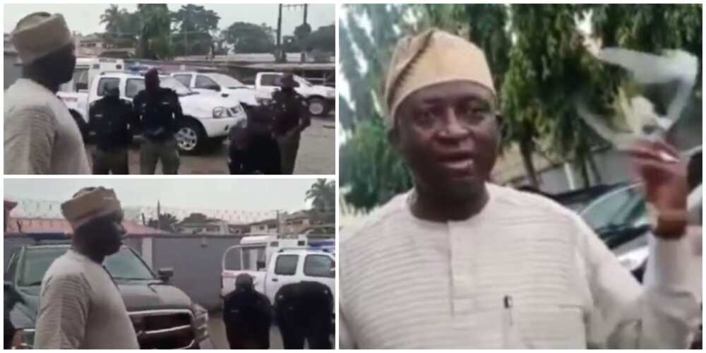 Nigerians react to video of Lagos police boss warning officers not to tell him sorry but congratulations over the death of his mum