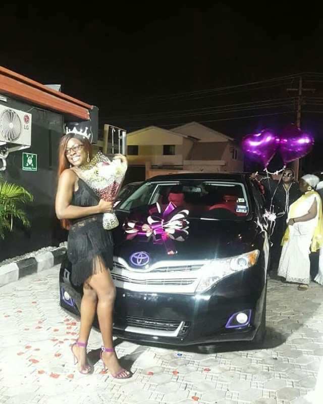 BBNaija Alex gets car gift from her fans on her birthday