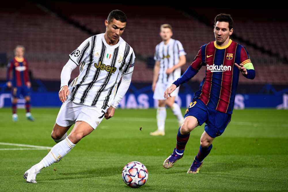 Lionel Messi and Cristiano Ronaldo.