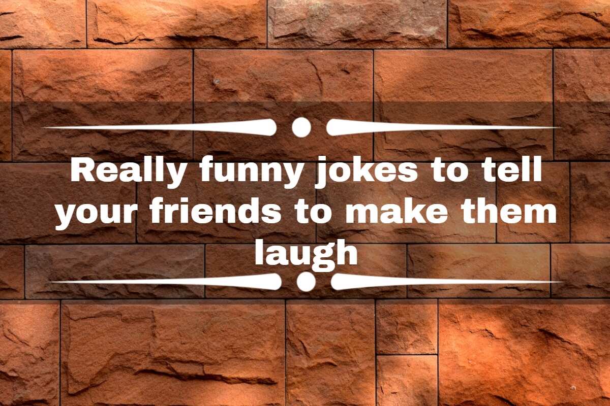 100 really funny jokes to tell your friends to make them laugh - Legit.ng