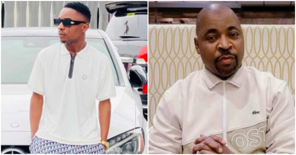 MC Oluomo's son begs men to marry just one wife