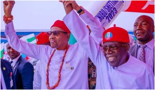 Bola Tinubu, Muhammadu Buhari, APC, 2023 presidential election