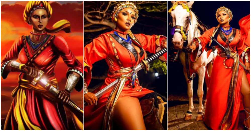 Iyabo Ojo recreates Queen Amina of 16th century