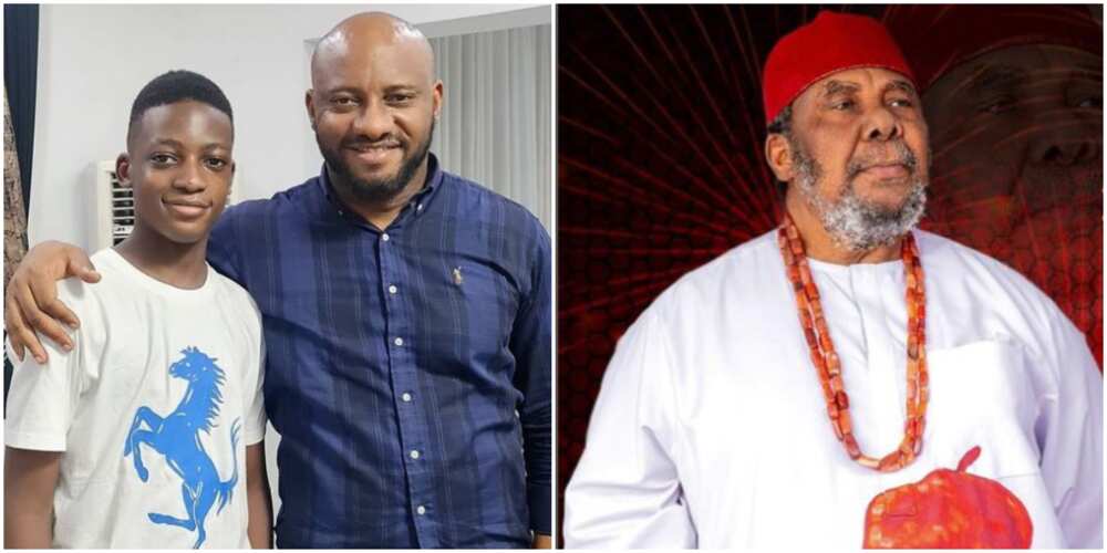 Yul Edochie ad son Kambili, Pete Edochie Yul Edochie ad son Kambili, Pete Edochie