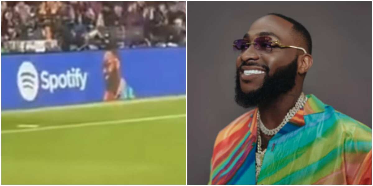 See how Davido's Timeless was on display at Barcelona vs Girona match in Camp Nou (Video)