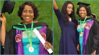 62-year-old woman expresses excitement as she bags 1st degree: "I made it"
