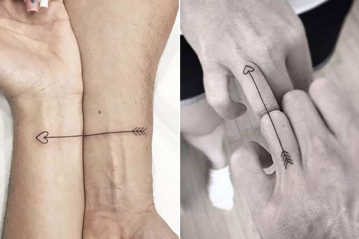 Couple tattoo 🙈 | Couple tattoos, Tattoos, Tattoo studio