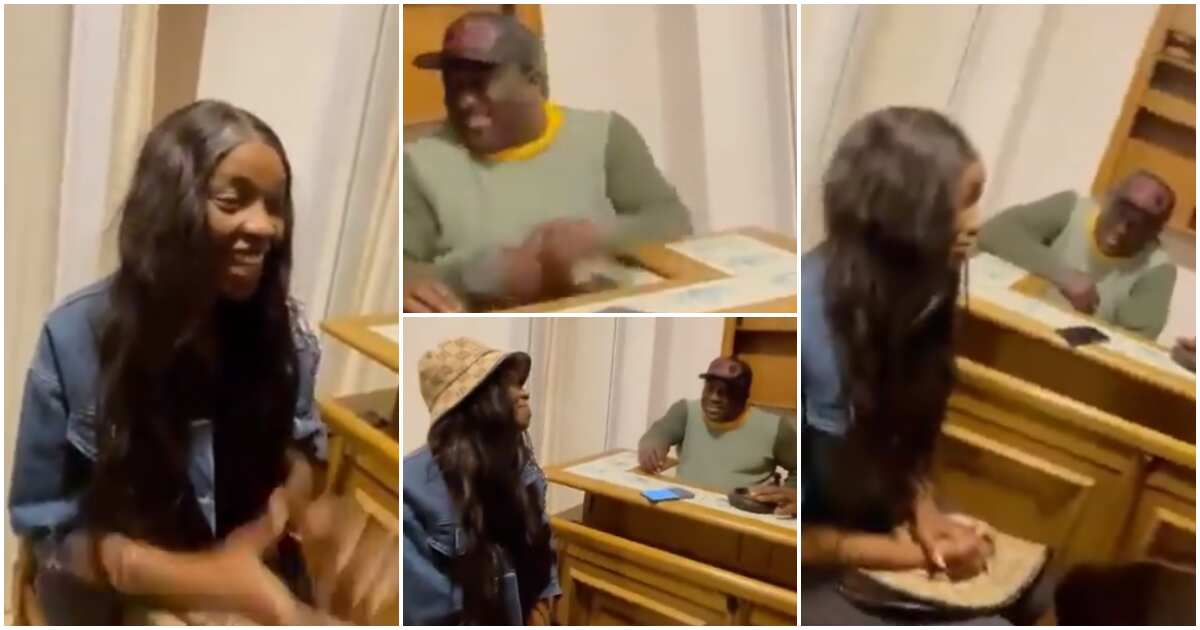 Fuji star Saheed Osupa blushes hard in video as Kenyan lady sings his songs word for word after meeting him