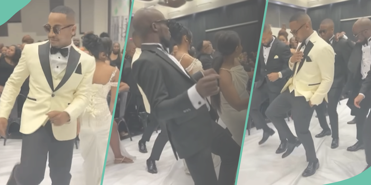 Check out the lovely outfit and perfect dance moves of a couple (video)  – (By )