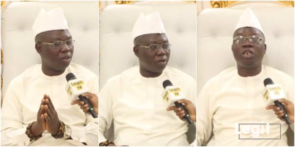Gani Adams with Legit.ng Gani Adams with Legit.ng