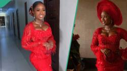 Bride rocks exquisite dress with 7 months pregnancy, netizens react: "Is there a baby inside?"