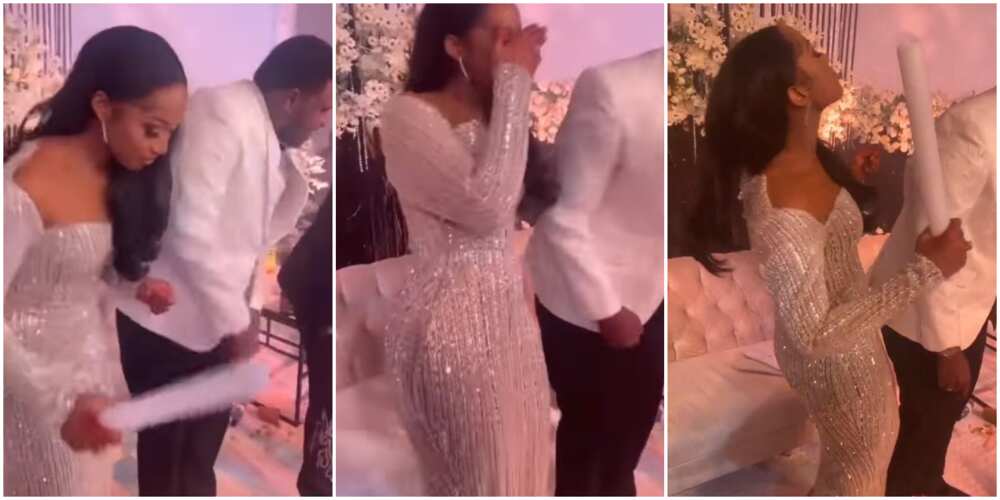 Pretty bride and groom vibe to Zazoo song at their wedding with lovely hand moves that got people talking Pretty bride and groom vibe to Zazoo song at their wedding with lovely hand moves that got people talking