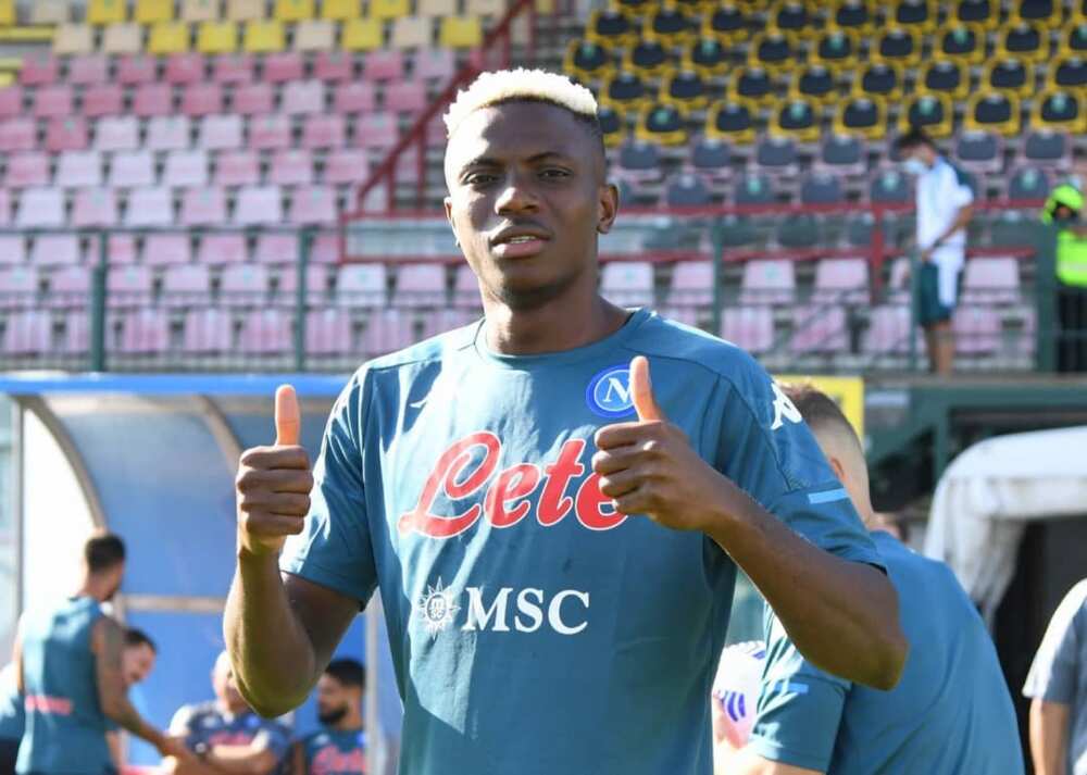 Victor Osimhen: Rohr claims Napoli star is not yet like Drogba
