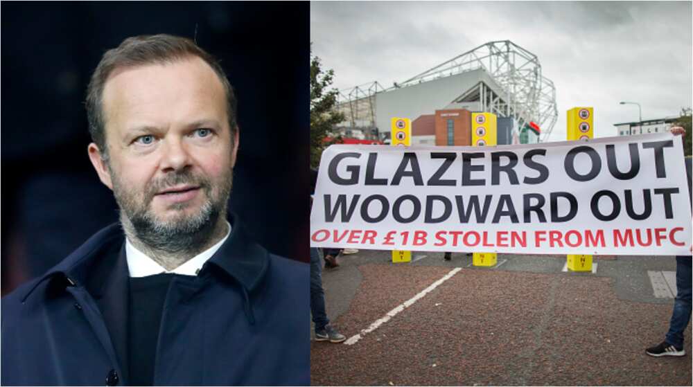 Kwallo: Zanga-zangan Magoya Man Utd ta kai har gaban gidan Woodward