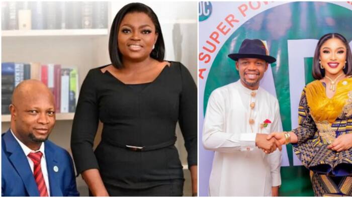 "I want to give Funke Akindele her flowers": Tonto Dikeh writes in election appreciation post, actress reacts