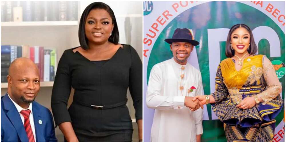 Tonto Dikeh appreciates Funke Akindele Tonto Dikeh appreciates Funke Akindele