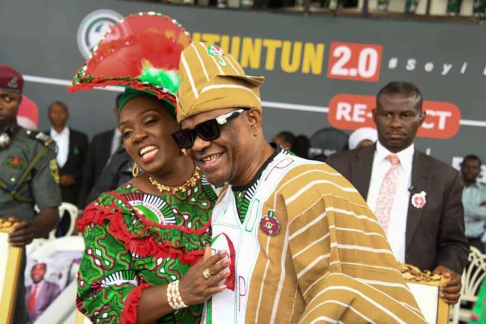 Gwamna Nyesom Wike na jihar Oyo. Gwamna Nyesom Wike na jihar Oyo.