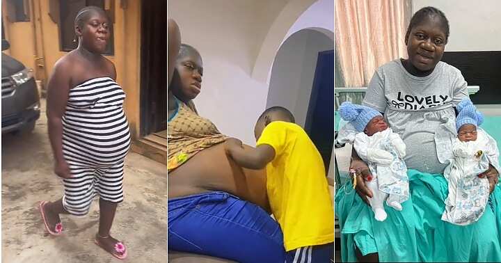 Mum of twins shows off baby bump, pregnancy