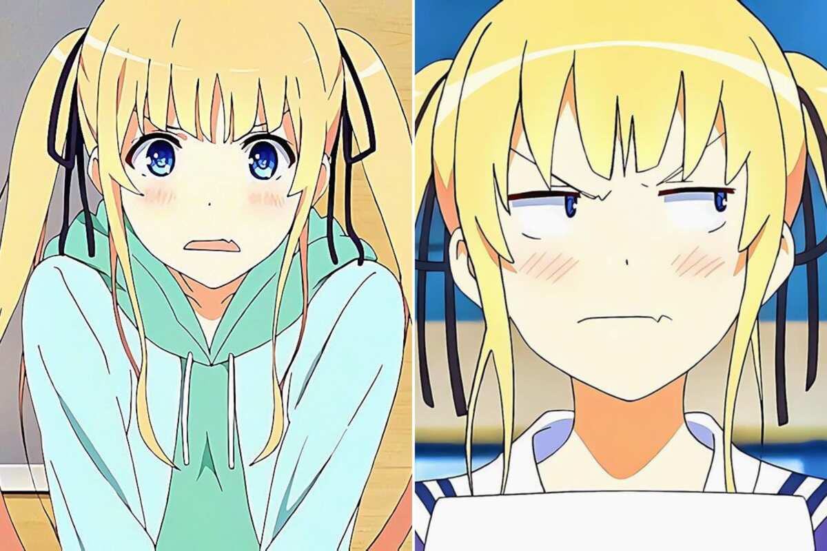 There is a psychological horror anime that features a girl with a yellow  jacket and short blue hair. I unfortunately forgot the name of it, can  someone help me? - Quora