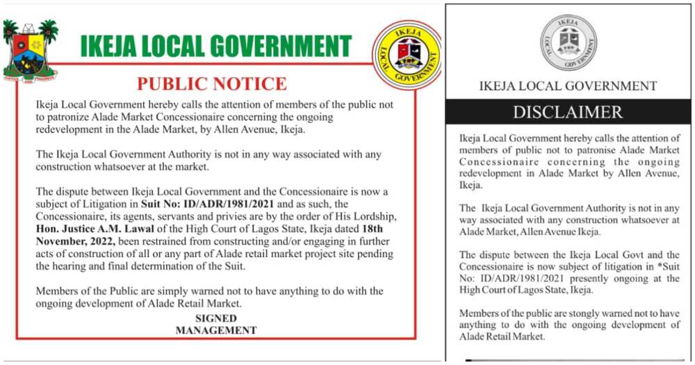 Ikeja local government stops concessionaire