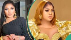 "I acquired my body for N4.5m": Bobrisky rocks outfit, gold of over N6m to his birthday party, brags in video