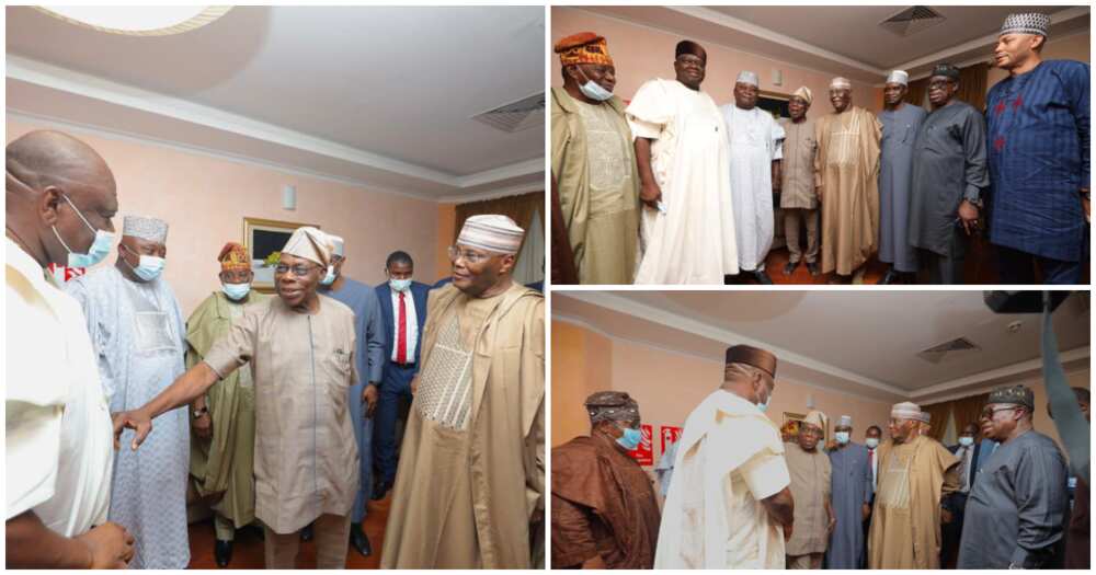 Atiku visits Obasanjo Atiku visits Obasanjo
