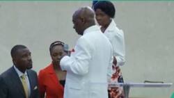 Bishop Oyedepo prays for son Pastor Isaac as he releases him to start new church, Video emerges