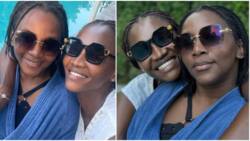 "The queen is back": Stunning photos as Genevieve Nnaji vacations in Italy with supermodel Oluchi