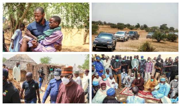 Governor Zulum visits Gubio village after Boko Haram attack