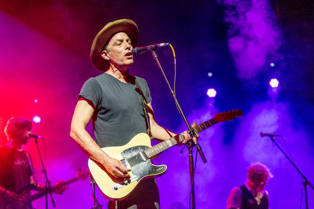 Jakob Dylan performing on stage