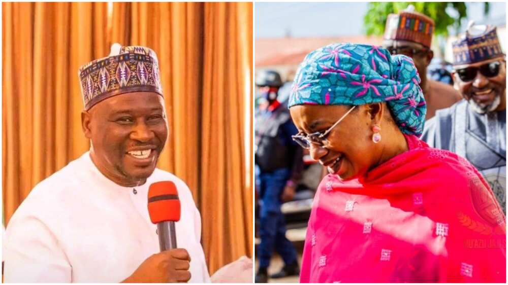 Aisha Binani and Fintiri/Adamawa Governorship Election/INEC